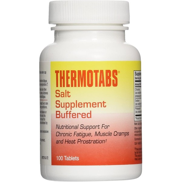 THERMOTABS Salt Supplement Buffered Tablets 100 Tablets (Pack of 3)