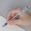 Sailor Fountain Pen, Fountain Pen, Profitolite Silver Trim, Demonstrator Model,