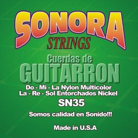 Sonora Cuerdas  para Guitarron Sonora-Guitarr