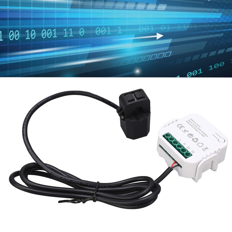 WiFi Energy Monitor Single Phase Smart Electricity Meter with Clamp