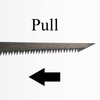 KAKURI Japanese Keyhole Saw for Woodworking 7" Made in JAPAN,