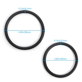 Cutetool Water Inlet Filter Seal O-Rings Kit Compatible with Truma AquaGo Hot Water Heater, Water Filtration System Filter Replacement Parts, Durable and Leak-Proof