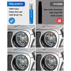 RSACET PW7/GW7 Bright White Touch Up Paint Compatible with Jeep, Ram, Dodge, Chrysler Exact Match Touch Up Paint Car Scratch Repair