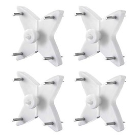 uxcell 17lbs Hardwall Hanger for Hardware, Fasteners Hooks Wall Mount Non-Mark Hook Picture Photo Frame Hangers, 80 Pcs