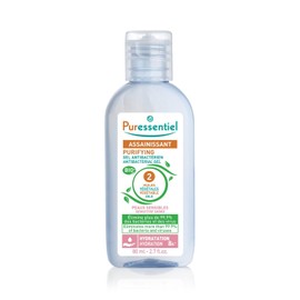 Puressentiel - Cleansing - Antibacterial Gel Sensitive Skin with 3 Essential Oils - Cleans Hands with Instant Moisturising Effect - 80ml