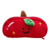 Estuche For Lápices Con Forma De Manzana Roja Sonriente De