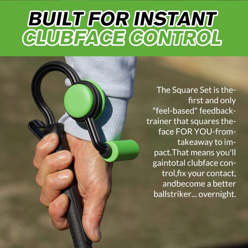 NEW Golf Grip Trainer Golf Swing Aid Club Attachment To