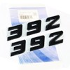 Yoaoo 2x Black 392 Emblem Badge Alloy Decal 3d Logo