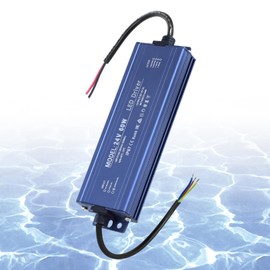 SUCIKORIO 24V 60W LED Transformer Waterproof IP67, Ultra Slim LED Driver 110V AC to 24V DC 2.5A 60 Watt Quiet Low Volt Converter Power Supply Constant Voltage for LEDs Strip, Indoor & Outdoor