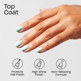 OPI OPI Nail Lacquer Top Coat | Clear Nail Polish Top Coats | Chip Resistant, Fast Drying, High Shine, Protects Nails
