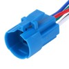 10Pcs Push Button Switch Socket Flame Retardant Plastic Shell Wire