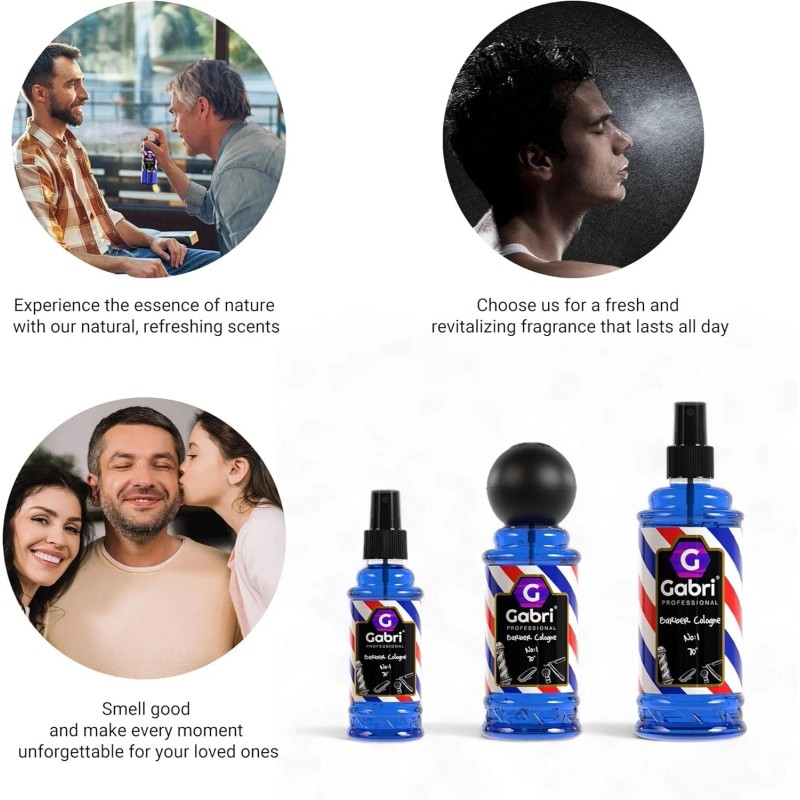 gabri Barbebr Cologne Full Set gabri barber after shave, cologne