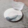 &NE NRS-288-SBBO Ceramic Diatomaceous Earth Coaster NIJIMI Suiboku Ink Board,