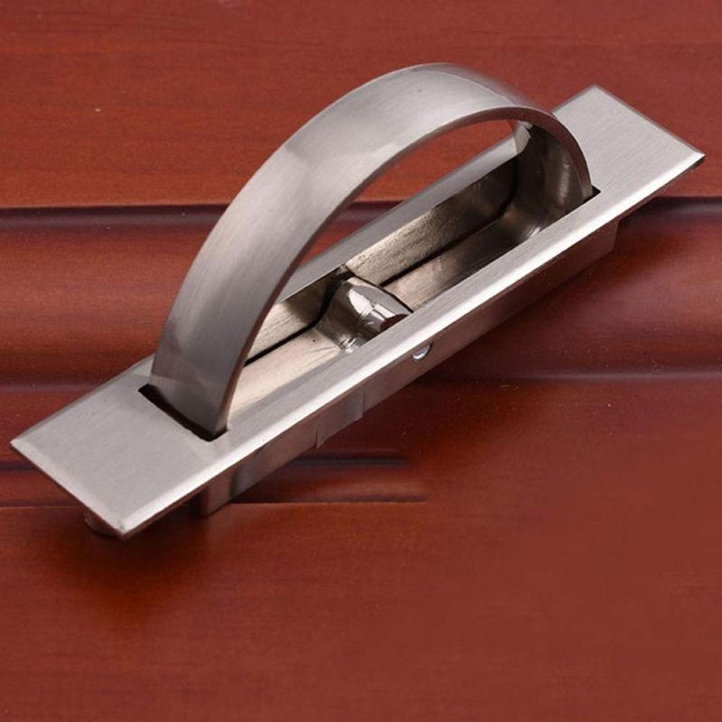 Daycount Pack of 2 Invisible Cabinet Drawer Handle Rotating Zinc