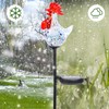 Afirst Decorative Solar Lights Outdoor Solar Rooster Stake Lights Hand