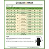 GraduationMall US Style Matte Graduation Gown Only Black X-Large 54(5'9"-5'11")