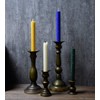 12 PCS Beeswax Taper Candles Hand Rolled - Smokeless Dripless
