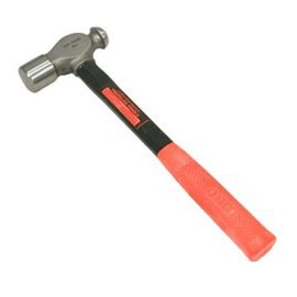 Ball Pein Hammer, 1 lb (16 oz), 13 inches Fiberglass Handle