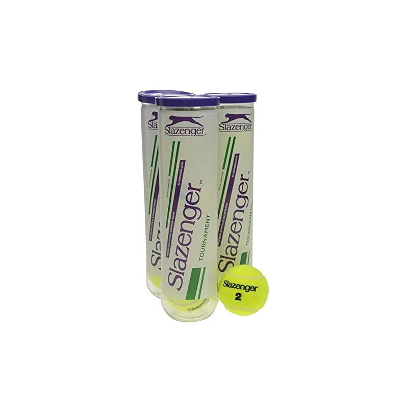 Slazenger Tournament Tri Pack 12 Tennis Balls Set