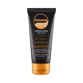 Leocrema Hand Cream with 100% Organic Argan Oil - Strong anti-aging effect - slowing skin aging! Provides 24-hour deep hydration! 75ml