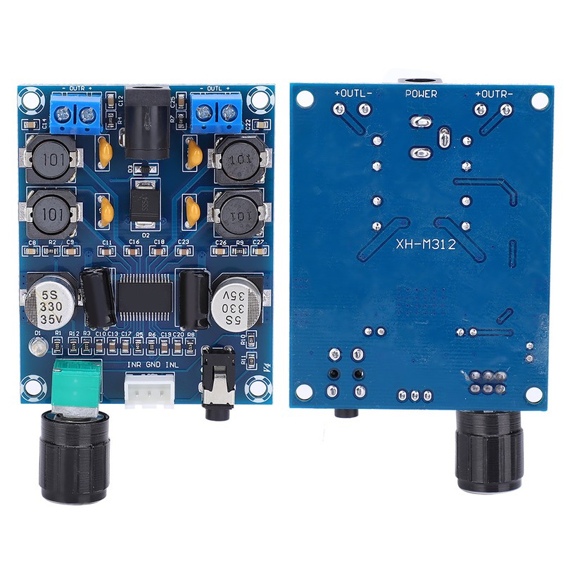 Power Amplifier Board Digital 2 Channel HD Potentiometer Module XHM312TPA3118D2