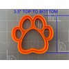 3.5" Dog Paw Cookie Cutter