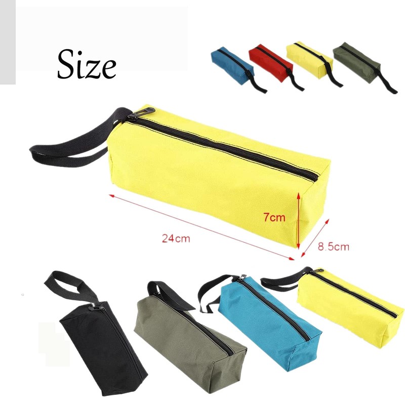 Tool Zipper Pouches, Akozon Waterproof Electrician Tool bag Protable Small