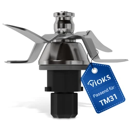 VIOKS Thermomix TM31 Replacement Blade for Vorwerk Thermomix TM31 Stainless Steel SUS420 - Food Processor TM31 Accessories Thermomix Vorwerk - Thermomix Accessories TM31 & Thermomix TM31 Spare Parts