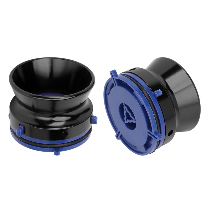 1 Pair NAB Hub Adapters Polished Aluminum Alloy Universal Loading