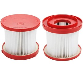 49-90-1900 Dry/Wet Vacuum HEPA Filter Replacement Compatible with Milwaukee Cordless M18 Vacuum 0880-20 0780-20 0960-20 0970-20, 2 Pack