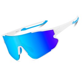 Eninedeuisou Sunglasses Cycling Glasses TR90 Frame for Men Women UV 400 Protection Protective Glasses MTB Sports Glasses for Outdoor Sports Cycling Driving Running Baseball