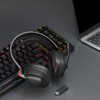 Wired Gaming Headset 2.4G Receiver Bluetooth 4 Modes Adjustable Headband