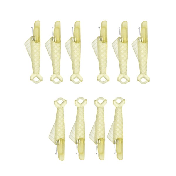 KGDUYC 10 Pieces Improved Fish Mouth Sewing Machine Needle Threader,