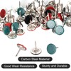 sourcing map 80Pcs Upholstery Tacks, 11mmx13mm Flat Head Decorative Furniture