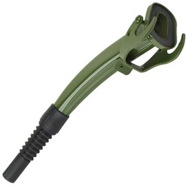 Fifth Gear Universal Metal Steel Spout For Jerry Can Metal - With Plastic Nozzle - For 5, 10 And 20 Litre Metal Cans - Suitable For Petrol, Diesel And Oils - Olive Green