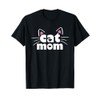 Cat Mom Adorable Whiskers And Paws T-Shirt