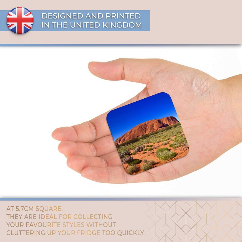 Destination Vinyl ltd Fridge Magnet - Ayers Rock Sandstone Australia