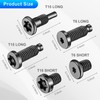 20Pcs Security Screws for Camera Doorbell Screws Replacement with Video
