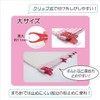 KIYOHARA SUN60-103 Sankoko Sewing Clips, Large, Clear, 6 Pieces