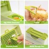17-Piece Multifunctional Vegetable Chopper, Onion Dicer, Professional Kitchen Slicer, Food