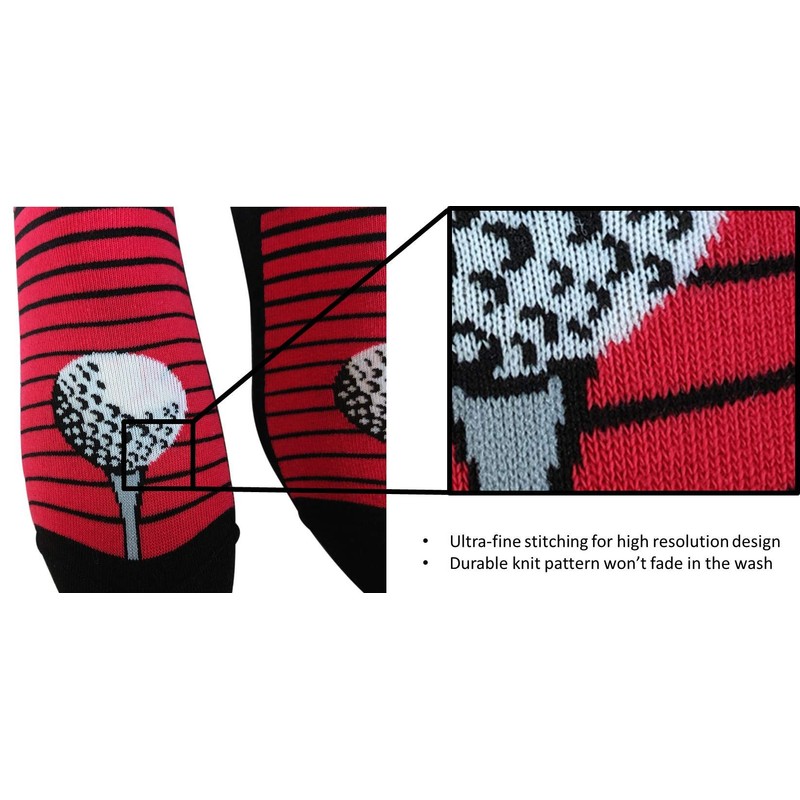 Calcetines para hombre con diseño de bolos divertidos y divertidos,