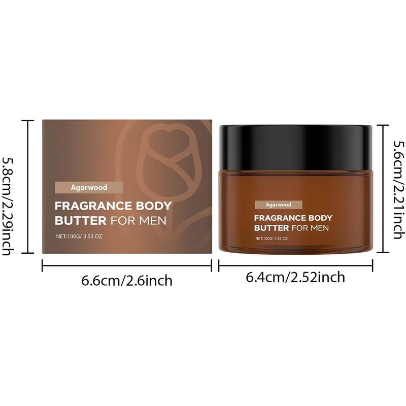 Pheromone Body Butter for Men, Hand & Body Lotion for