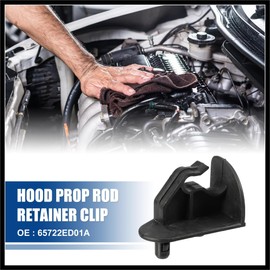 Hihaha Hood Prop Rod Holder Hood Clips Hood Rod Clip Fit for Nissan Cube 2009-2014 for Nissan Kicks 2018-2019 No.65722ED01A - Pack of 2 Durable Material