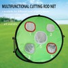 ANCLLO Double Sided Golf Net 5 Holes Indoor Outdoor Portable