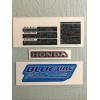 Blue Honda 1985 85 ATC ATC250R Headlight Decals 250R ATC