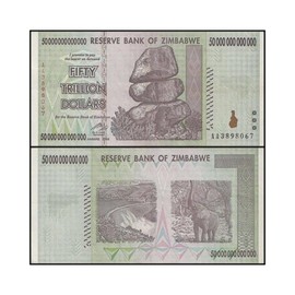 Spectrum Store 50 Trillion Zimbabwe Dollars Note, 2008 UNC ZWR Collectible - Foreign Paper Note - Foreign Notes