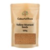 Yellow Mustard Seeds 500g by Colourful Trees