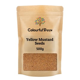 Yellow Mustard Seeds 500g by Colourful Trees