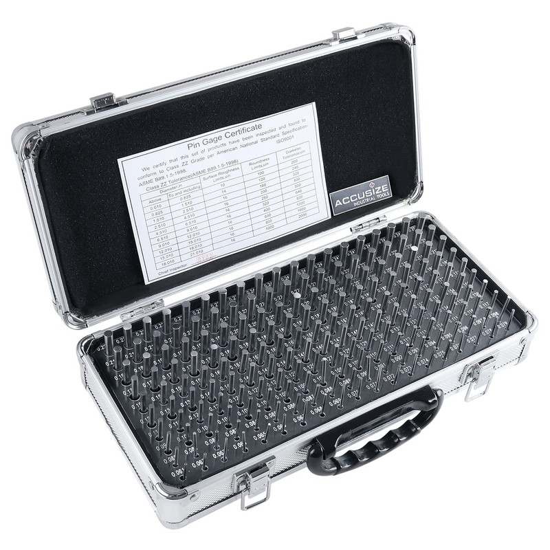 Accusize Industrial Tools - 190 Pc Precision Minus Class ZZ