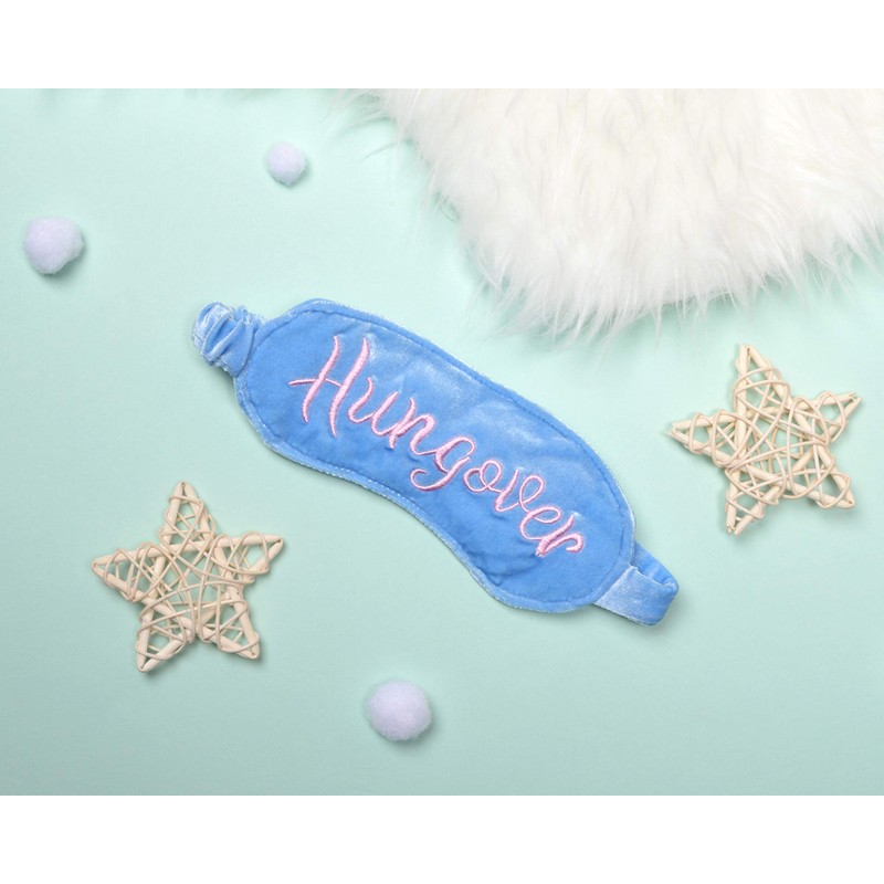 Vivid Hue Sleep Mask for Women Velvet Sleeping Mask Travel